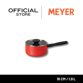 MEYER Bauhaus Induction หม้อต้ม 18 ซม./1.9 ลิตร พร้อมฝา Saucepan (14201-TE12)