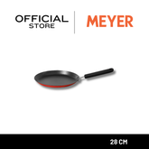 MEYER Bauhaus Induction 28 CM Open Crepe pan (14207-TE12)