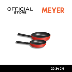 MEYER Bauhaus Induction ชุดกระทะ 2 ชิ้น 20, 24 ซม. Frypan set (14209-TE12)