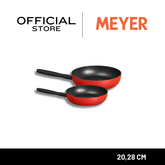 MEYER Bauhaus Induction Twin Pack 20, 28 CM Frypan set (14210-TE12)