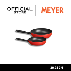 MEYER Bauhaus Induction Twin Pack 20, 28 CM Frypan set (14210-TE12)