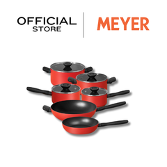 ชุดเครื่องครัว MEYER Bauhaus Induction 10 ชิ้น - กระทะ และหม้อ Cookware set (14214-TE12)