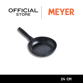 DISNEY MONOCHROME กระทะทอดทรงตื้น MEYER ขนาด 24 ซม. / 9.5 นิ้ว Frypan ลายมิคกี้ เมาส์ ลิขสิทธิ์แท้ (18230-T)