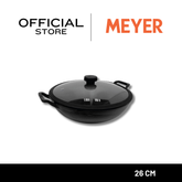 MEYER CAST IRON กระทะผัดก้นลึก หม้อเหล็กหล่อ ขนาด 26 ซม. DEEP KADAI (48185-C)