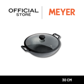 MEYER CAST IRON กระทะผัดก้นลึก หม้อเหล็กหล่อ 30 ซม. KADAI (48186-C)