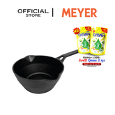 MEYER CAST IRON กระทะทอดทรงลึก ขนาด 18 ซม. DEEP SKILLET (48244-C)