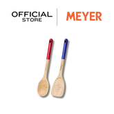 MEYER X DISNEY BON VOYAGE ชุดตะหลิวกับทัพพีไม้ยางพารา 2 ชิ้น ด้ามสีน้ำเงิน-แดง ลายมิคกี้เมาส์ ลิขสิทธิ์(48865-C )