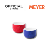 MEYER X DISNEY BON VOYAGE ชุดเซ็ตถ้วยเซรามิกแรเมกิ้น 2 ชิ้น สีน้ำเงิน-แดง ลายมิคกี้เมาส์ ลิขสิทธิ์แท้ (48936-C)