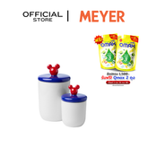 MEYER X DISNEY BON VOYAGE ชุดเซ็ตโถเซรามิก 2 ชิ้น ลายมิคกี้เมาส์ ลิขสิทธิ์แท้ Ceramic Jars (48937-C)