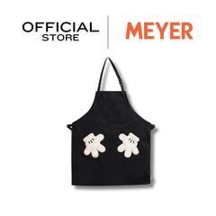 DISNEY MONOCHROME ผ้ากันเปื้อน มิคกี้ เมาส์ ลิขสิทธิ์แท้ ขนาด ยาว 83 ซม. x กว้าง 69 ซม. Apron (48953-C)