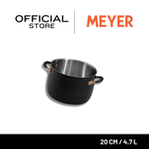 MEYER Accent Stainless Steel หม้อต้มสแตนเลสสตีล 4.7 ลิตร/20 ซม. Stockpot (70621-T)