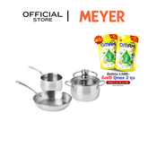 MEYER WHITE STEEL ชุดเครื่องครัวสเตนเลส สตีล 5 ชิ้น (71510-T)