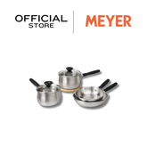 MEYER LUNA ชุดเครื่องครัวหม้อและกระทะสแตนเลส จำนวน 6 ชิ้น (71808-T)