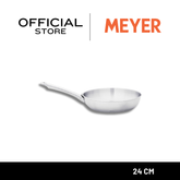 MEYER BELLA CLASSICO กระทะสแตนเลส ทรงแบน ขนาด 24 ซม. SKILLET (73921-T)
