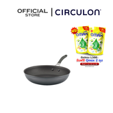 CIRCULON A1-SERIES เครื่องครัวอลูมิเนียมเคลือบผิวลื่น กระทะทรงตื้น ขนาด 25.4 ซม./ 10 นิ้ว (81836-T)