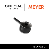MEYER MIDNIGHT หม้อ มีด้าม ขนาด 18 ซม./2.8 ลิตร พร้อมฝา Saucepan (85072-TE12)