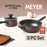 MEYER MODA Cookware Set ชุดเครื่องครัวนอนสติ๊ก 3 ชิ้น พร้อมฝา 11767-T