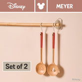 MEYER DISNEY EARTHEN ชุดทัพพีไม้ยางพาราคู่ ด้ามสี ความยาวรวม ขนาด 30 เซนติเมตร (49219-C)