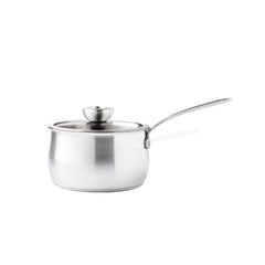 Pots - Meyer - stainless-steel, bestselling, bigsale, Meyer - white-steel, payday, Special Sale - MEYER white steel หม้อสแตนเลส ขนาด 18 ซม. | PotsandPans