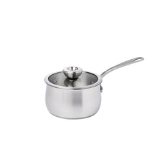 Pots - Meyer - stainless-steel, bestselling, bigsale, Meyer - white-steel, payday, Special Sale - MEYER white steel หม้อสแตนเลส ขนาด 16 ซม. | PotsandPans