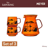 MEYER DISNEY LION KING ชุดเซ็ต 3 ใบ เหยือกแก้ว ขนาด 350 มิลลิลิตร 2 ใบ และเหยือกแก้วมีหูขนาด 1100 มิลลิลิตร (49248-C)
