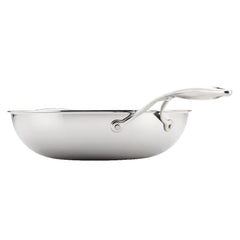 CIRCULON SteelShield C-Series กระทะผัดสแตนเลสสตีล Clad Tri-ply มีหูช่วยจับ 32 ซม. Stirfry (30052-T)