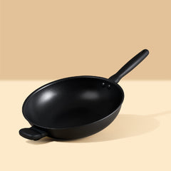 MEYER MIDNIGHT กระทะผัดทรงลึก hard-anodize ขนาด 30 ซม. Stirfry (85079-TE12) เคลือบ non-stick แข็งแรง ทนทาน