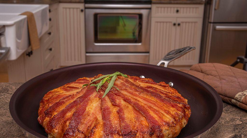 bacon cheddar potato tart