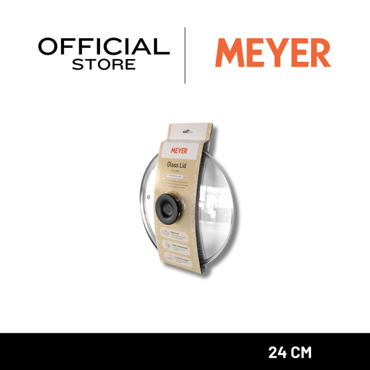 MEYER ฝาแก้ว ฝาปิดกระจกนิรภัย ขนาด 24 ซม. Glass Lid (12356-C)