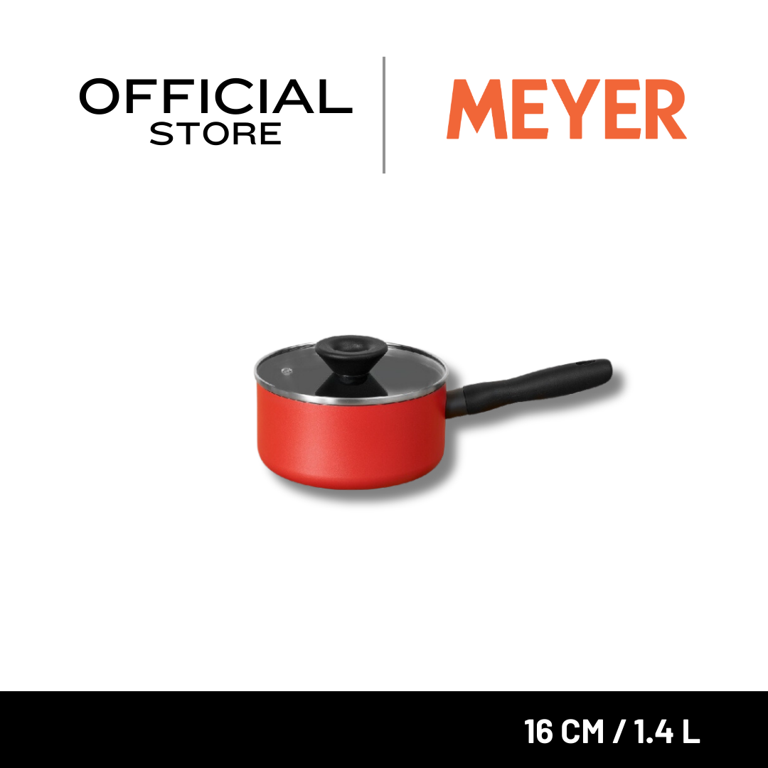 MEYER Bauhaus Induction 16CM/1.4L Cov Saucepan (13382-TE12)