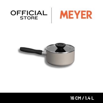 MEYER Bauhaus 16CM/1.4L Cov Saucepan (13762-TE12)