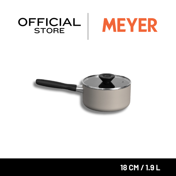 หม้อต้ม ขนาด 18 ซม./1.9 ลิตร พร้อมฝา MEYER Bauhaus Saucepan (13763-TE12)