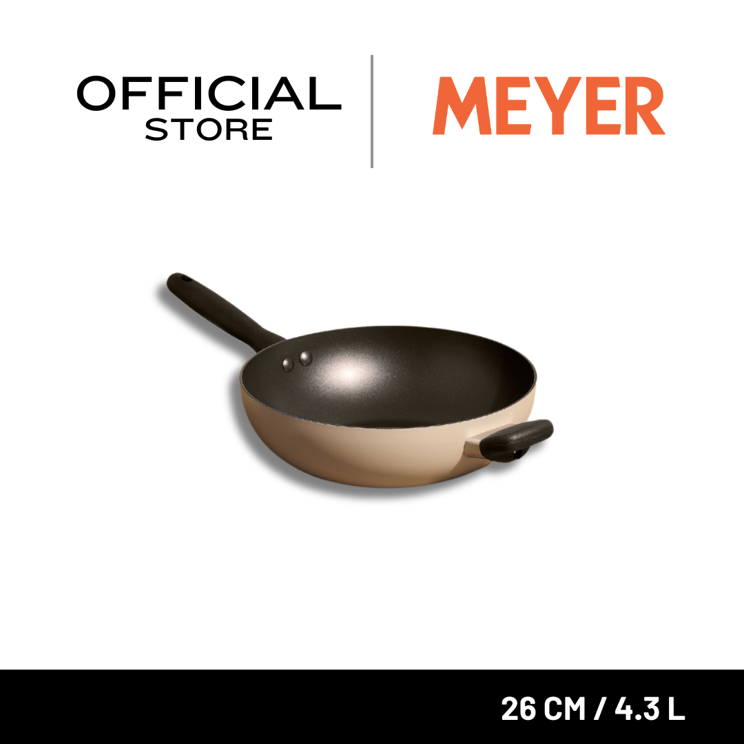 กระทะผัด MEYER Bauhaus ขนาด 26 ซม./4.3 ลิตร (13767-TE12)