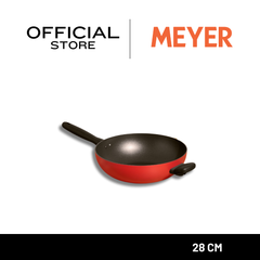 MEYER Bauhaus Induction 28 CM Open Stirfry W/HH (14204-TE12)