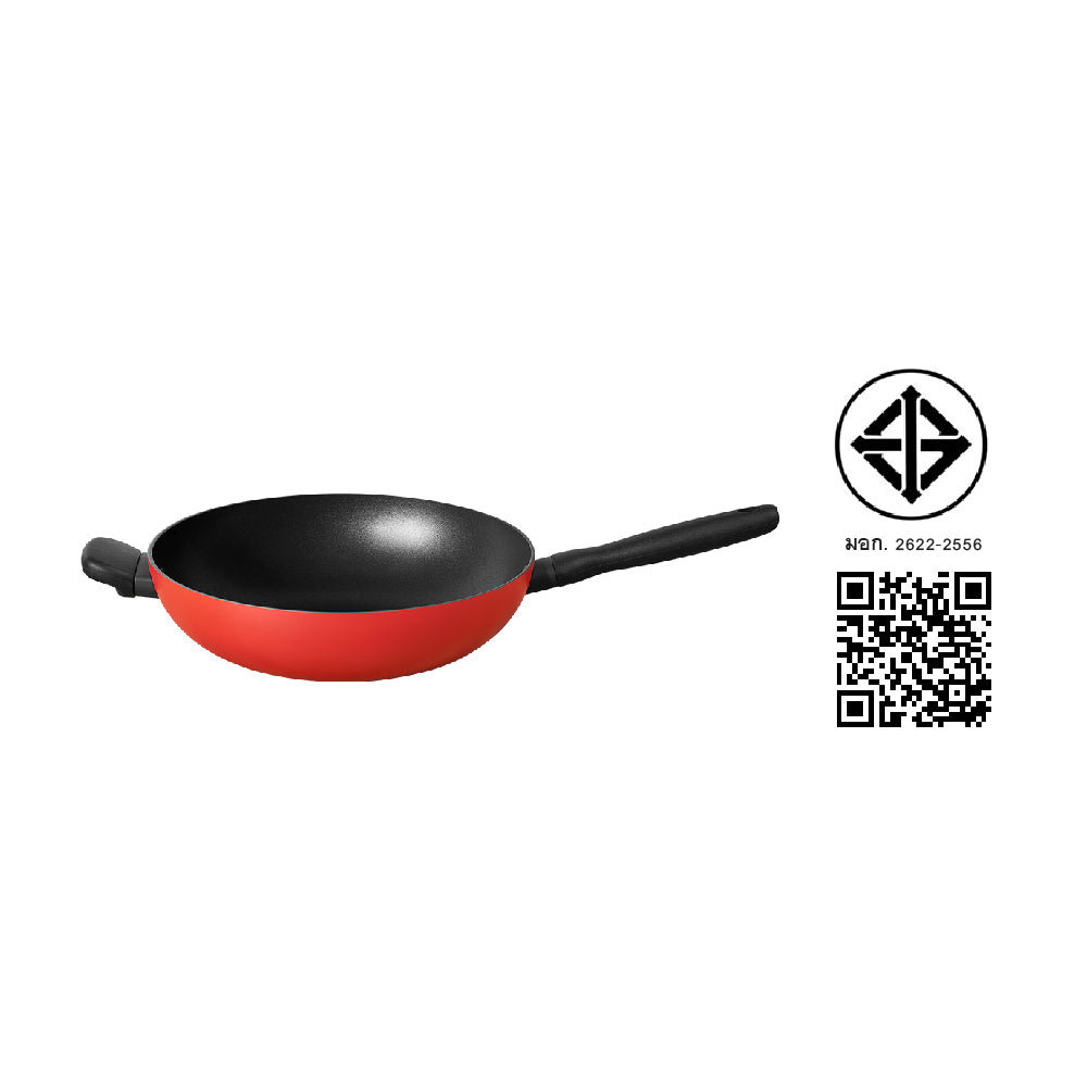 กระทะผัดทรงลึก MEYER Bauhaus Induction ขนาด 30 ซม. Stirfry (14205-TE12)