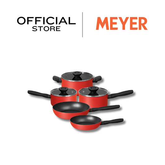 ชุดเครื่องครัว MEYER Bauhaus Induction 8 ชิ้น - กระทะ และหม้อ Cookware set (14213-TE12)