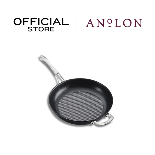 ANOLON X กระทะทอดอลูมิเนียม มีหูจับ ขนาด 30 ซม. Frying Pan(14384-T)