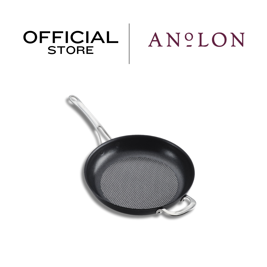ANOLON X กระทะทอดอลูมิเนียม มีหูจับ ขนาด 30 ซม. Frying Pan(14384-T)