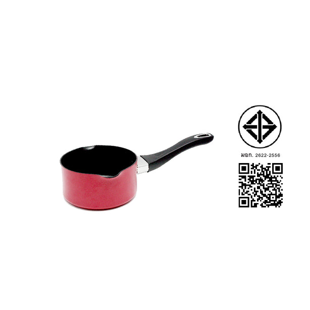 MEYER COOKING FOR ME 0.9L/14CM OPEN MILKPAN, LOLLIPOP RED (14550-T)