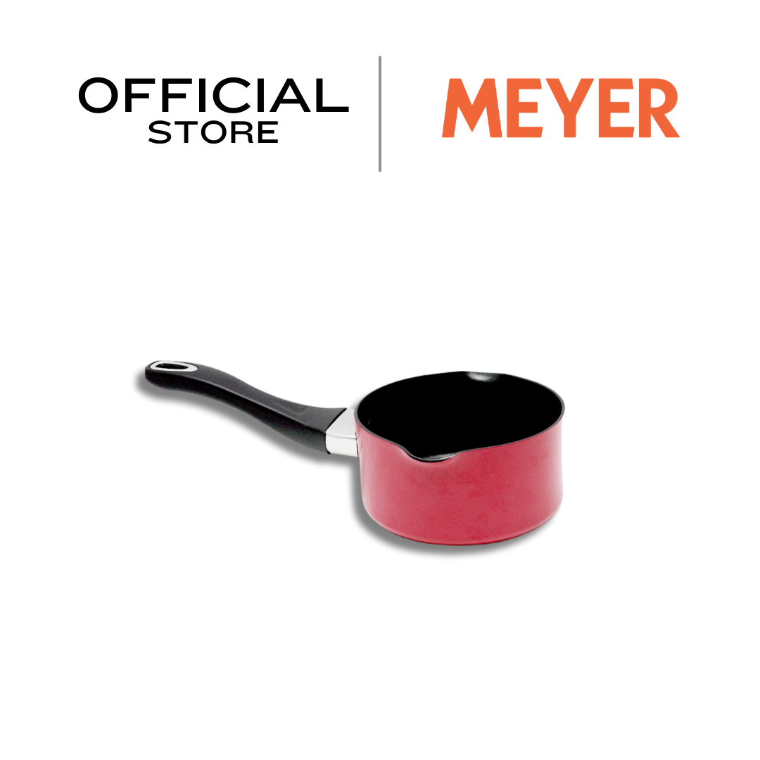 MEYER COOKING FOR ME 0.9L/14CM OPEN MILKPAN, LOLLIPOP RED (14550-T)