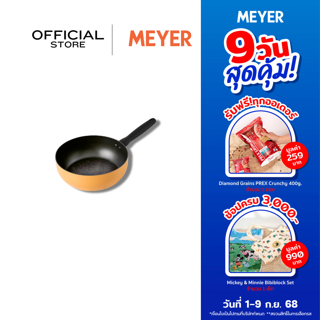 MEYER DISNEY EARTHEN กระทะเอนกประสงค์ขนาด 24 ซม./ 3.3 ลิตร (19143-C)