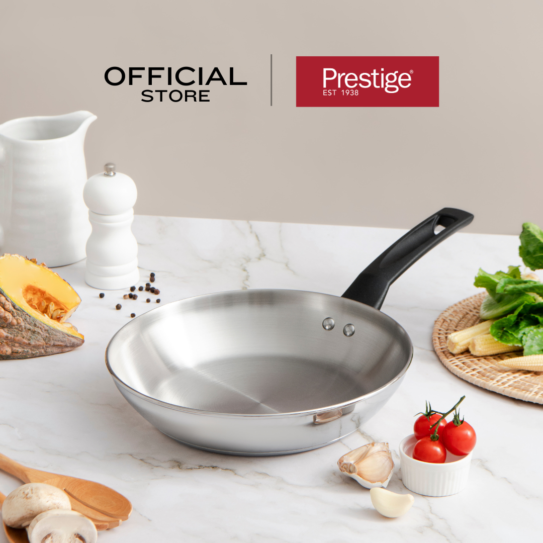 PRESTIGE Made To Last กระทะสแตนเลสทรงตื้น