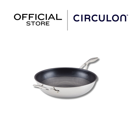 CIRCULON SteelShield C-Series 32CM Clad Tri-ply Stirfry W/HH (30052-T)