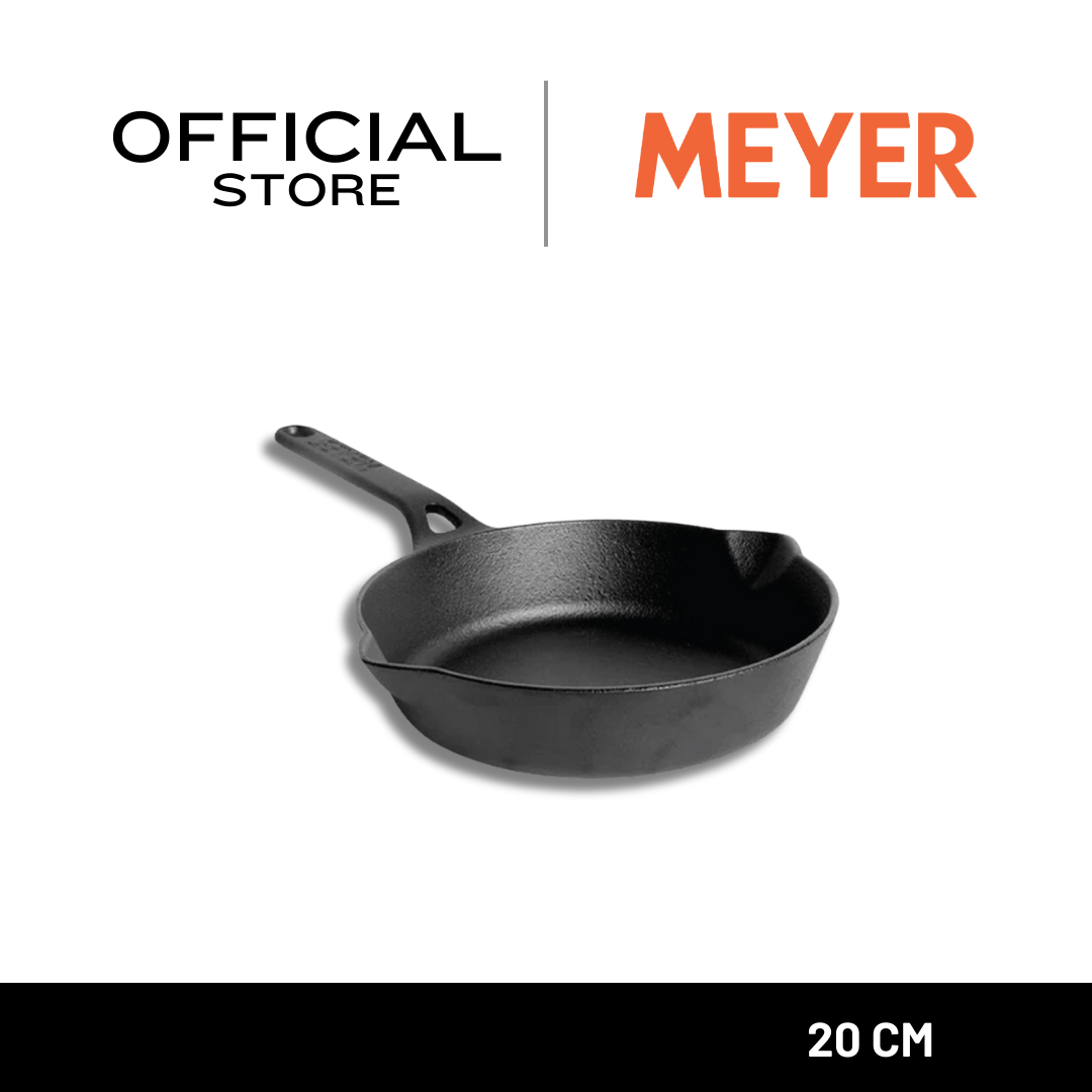 MEYER CAST IRON กระทะเหล็กหล่อ 20CM FRYPAN (48121-C)