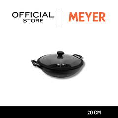 MEYER CAST IRON 20CM DEEP KADAI (48187-C)