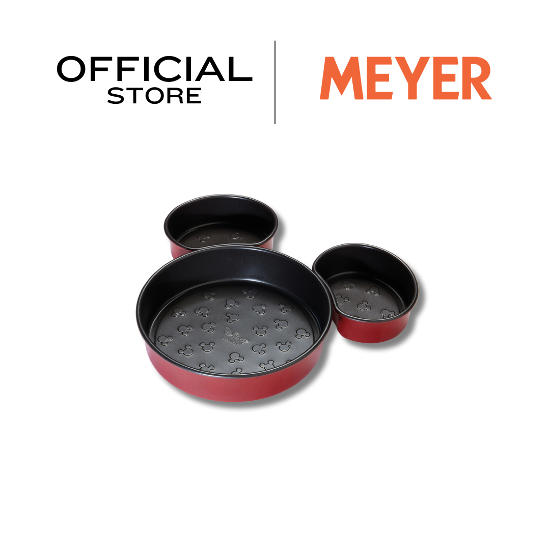 MEYER BAKE WITH MICKEY MICKEY 3 PIECE HEAD SET ชุดพิมพ์อบเค้กรูปหัวการ์ตูนมิคกี้ เม้าส์ 3 ชิ้น (48923-C)