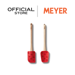 MEYER BAKE WITH MICKEY SPATULA & SPOONULA SET ชุดไม้พายคู่ซิลิโคน ด้ามไม้ (48925-C)