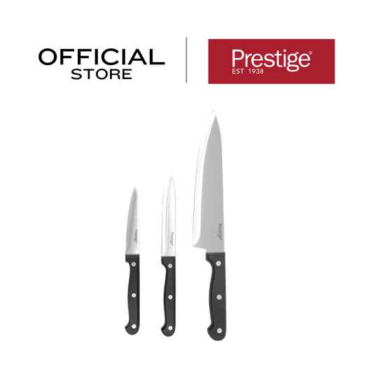 Prestige easy perp 3 ชิ้น  มีดครัว อุปกรณ์ครัว ทนทาน ใช้งานง่าย (50583-C)