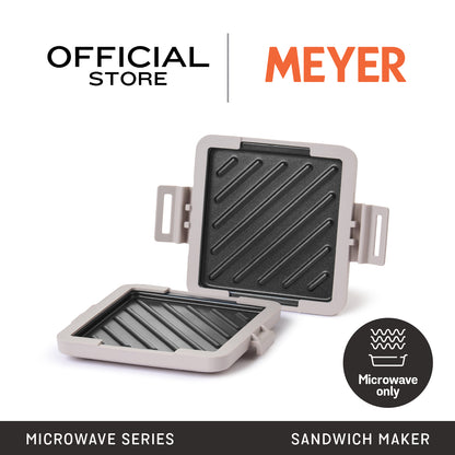 MEYER MICROWAVE SERIES ภาชนะทำอาหารในไมโครเวฟ สะดวก สุกไว อร่อยทันใจ หม้อ กระทะ ที่ทำแซนวิช