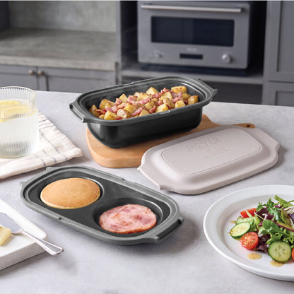 MEYER MICROWAVE SERIES ภาชนะทำอาหารในไมโครเวฟ สะดวก สุกไว อร่อยทันใจ หม้อ กระทะ ที่ทำแซนวิช